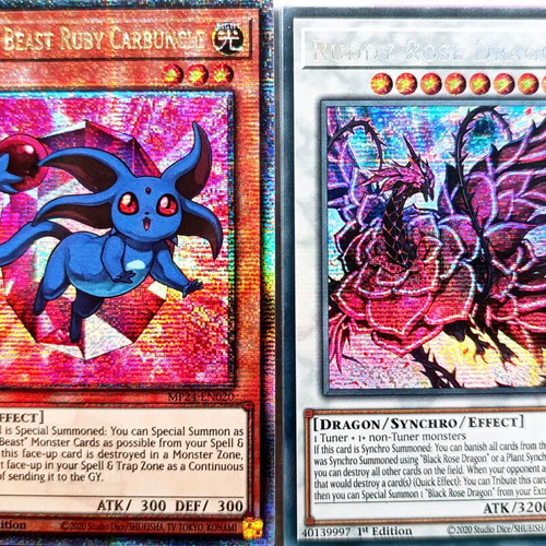 Yu-Gi-Oh! card bundle MP24 and MP22 new, in sleeve and top loader