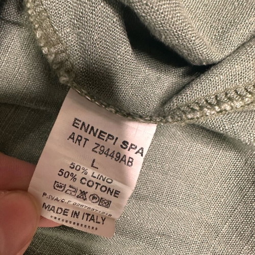 Zuiki women's dress like new, khaki cotton and linen blend