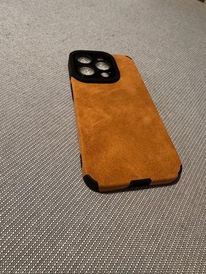 iPhone 15 Pro case brown leather new