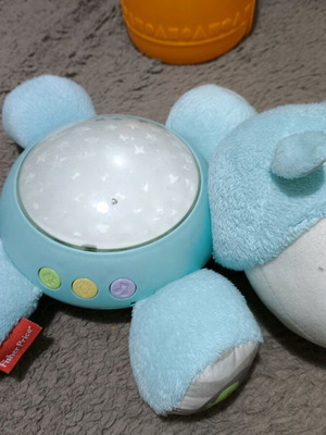 Μουσικό ιπποποταμάκι Fisher-Price με φωτάκι νυκτός σαν καινούργιο