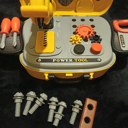 Carpentry tool set new in case with wheels