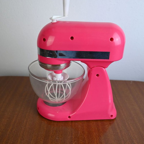 Little Gourmet children's kitchen mixer used, pink, manual