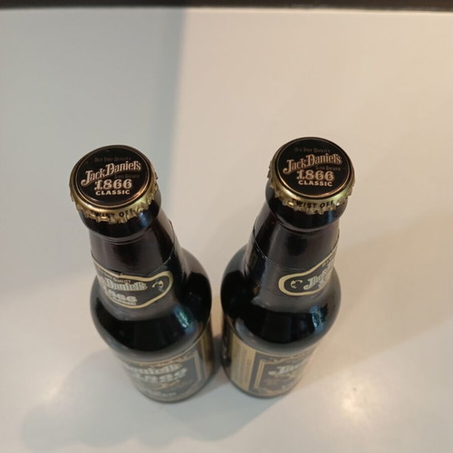 Jack Daniels 1866 Classic Amber Lager Beer vintage sealed bottles