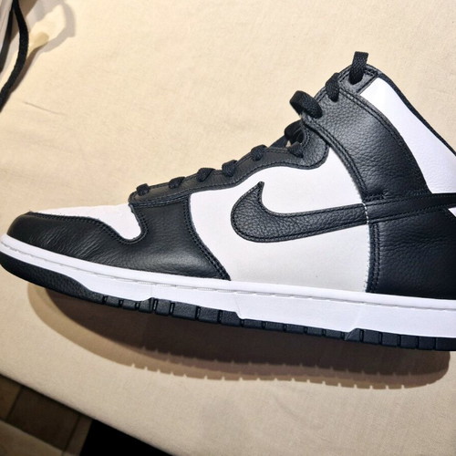 Nike Panda Dunks High Nike By You new, size 45, black and white