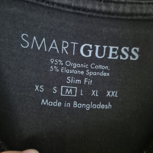 Guess T-shirt size M used, black