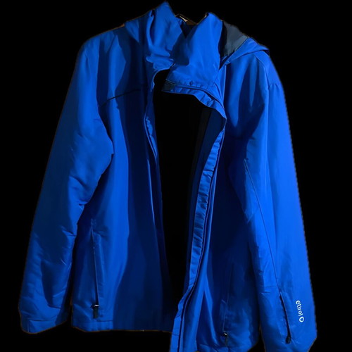 Etirel Ski Snowboard Jacket Medium used, blue waterproof