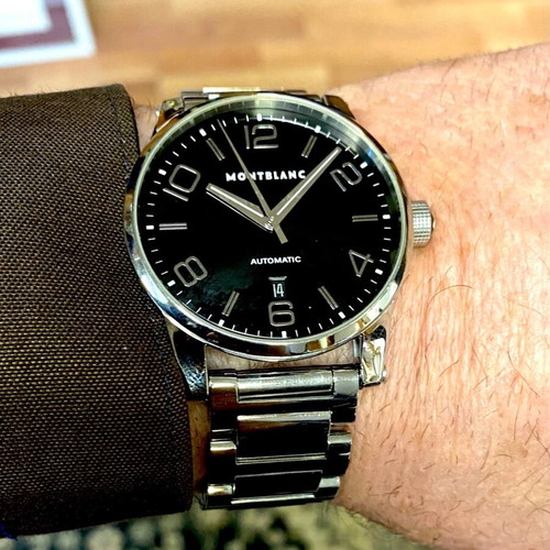 Mont Blanc Automatic 42mm σαν καινούργιο με ζαφείρι κρύσταλλο και κουτί