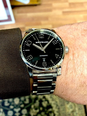 Mont Blanc Automatic 42mm σαν καινούργιο με ζαφείρι κρύσταλλο και κουτί