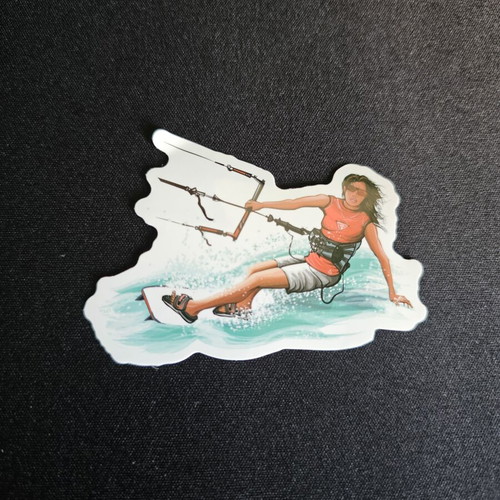Kitesurfing αυτοκόλλητο καινούργιο