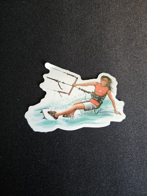 Kitesurfing αυτοκόλλητο καινούργιο