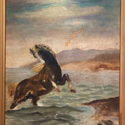 Painting by N. Kotzias used 22x26