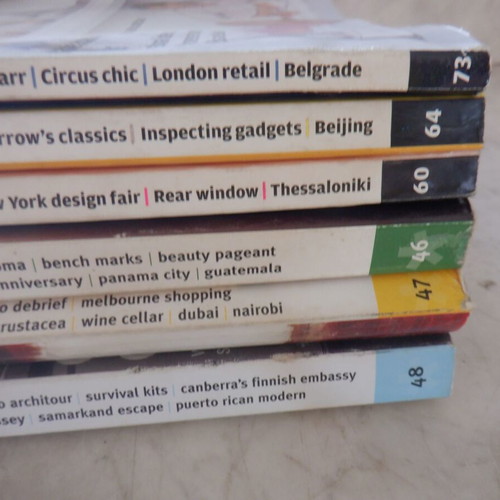 Wallpaper magazine like new, pack of 6 issues