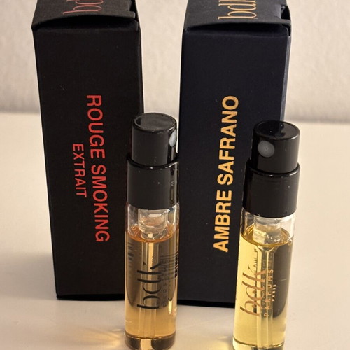 BDK Parfums Rouge Smoking Extrait & Ambre Safrano tester samples new