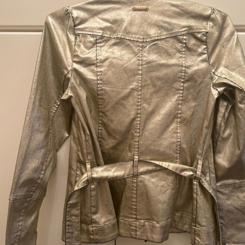 Lynne jacket new, gold foil look, size S