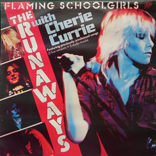 The Runaways With Cherie Currie Flaming Schoolgirls Vinyl LP like new