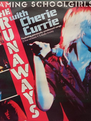 The Runaways With Cherie Currie Flaming Schoolgirls Vinyl LP like new