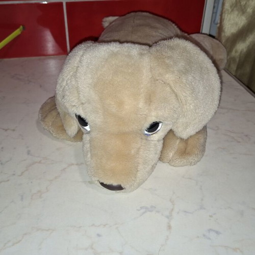 Plush dog large, like new