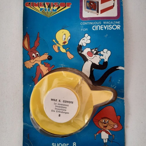 Cinevisor Film Super 8 Wile E. Coyote Inventions like new