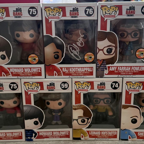 Big Bang Theory Funko Pop 7 pieces new set