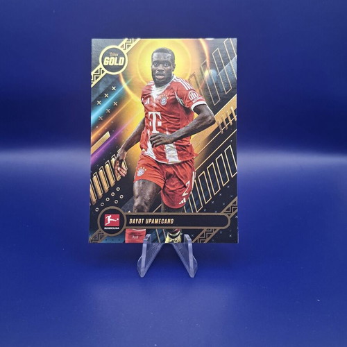 2025-26 Topps Gold Bundesliga Base Dayot Upamecano Sticker New