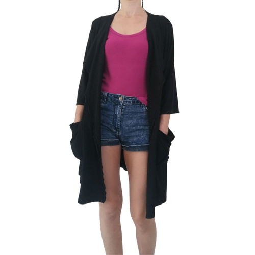 Φλερτ by Φανή Τσακίρη black blouse like new, small-medium