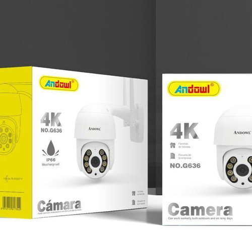 WiFi Outdoor Security Camera sealed, 4K resolution