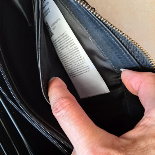 Guess wallet, black, genuine leather