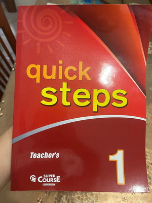 Βιβλίο Quick Steps για καθηγήτριες καινούργιο, γραμματική και λέξεις