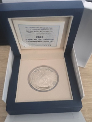 Silver medal for 80 years from the Battle of Crete new