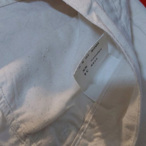 Men's 100% Cotton Pants Size 34 Long Beige Like New With Buttons