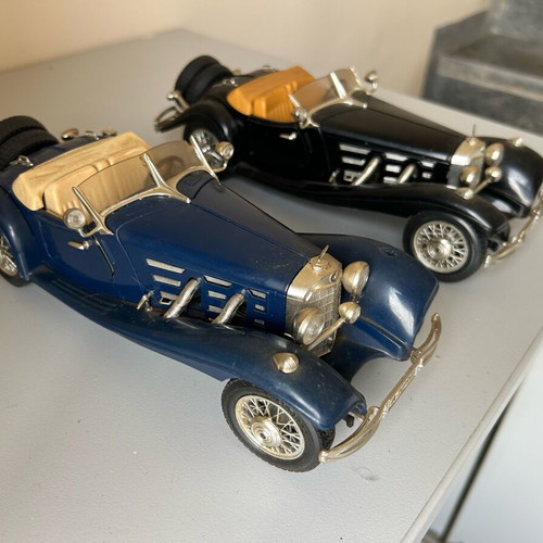 Mercedes antique model cars Burago 1/18 used, very old, rare