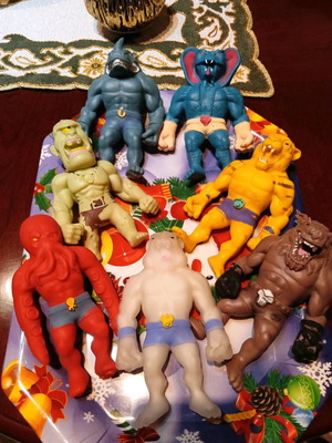 Κουκλάκια Monster flex μεταχειρισμένα, σετ