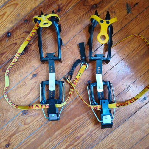 Grivel crampons used, almost unused and in very good condition