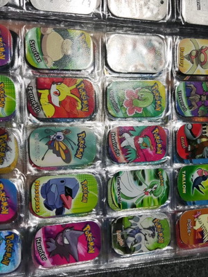Pokemon Metal Tags μεταχειρισμένα, μεγάλη συλλογή τάπες