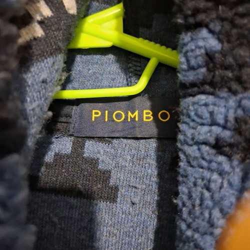 Piombo OVS Sherpa Fleece Jacket like new, black and blue