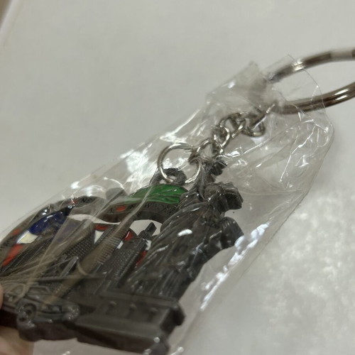Metal New York keychain new, blue and multicolor