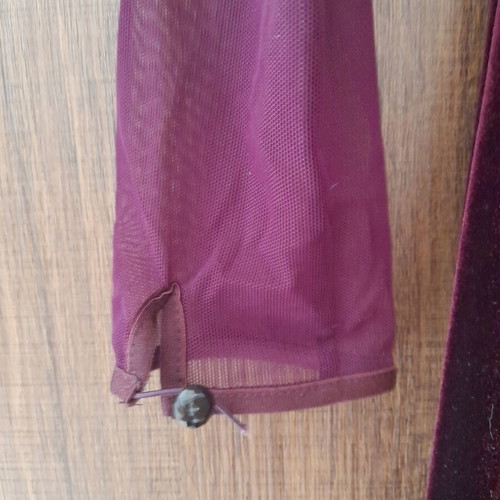 Marks & Spencer evening dress with velvet texture, purple, size S