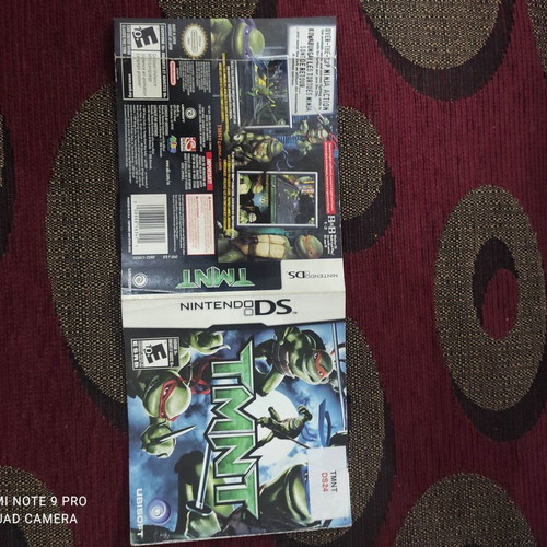 TMNT Nintendo DS used with original manual and cover without box