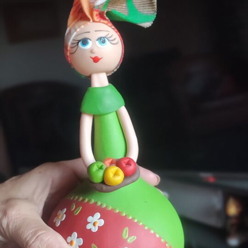 Handmade doll made from pumpkin new