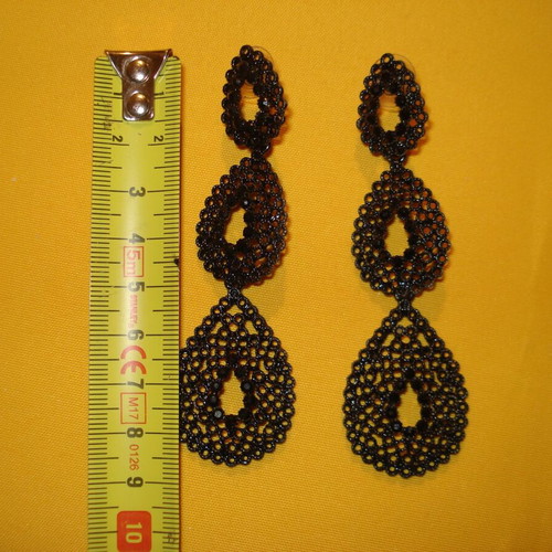 Vintage earrings dangle like new