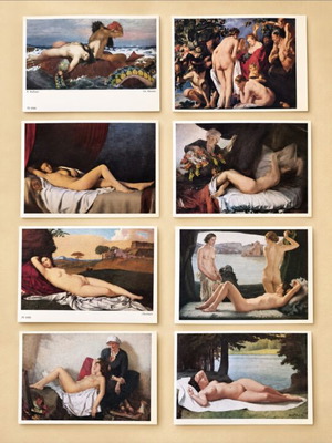 Museum art German postcards set of 8, like new