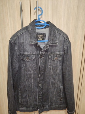 Attrattivo black denim jacket Medium like new