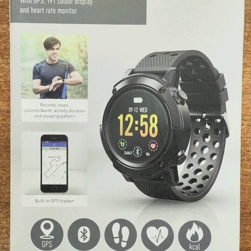 Smart watch σαν καινούργιο με gps, μέτρηση καρδιακών παλμών και άλλα