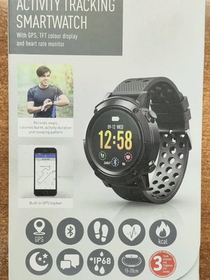 Smart watch σαν καινούργιο με gps, μέτρηση καρδιακών παλμών και άλλα