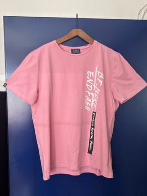 Ροζ κοντομάνικη unisex Paco & Co σαν καινούργια, μέγεθος XXL