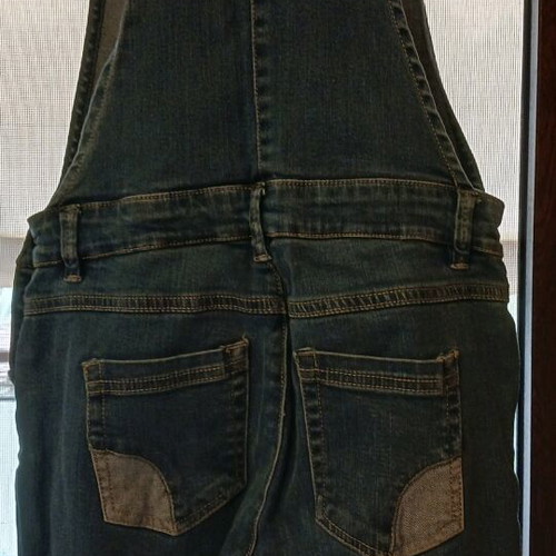 Denim salopette like new, blue, teen and women's