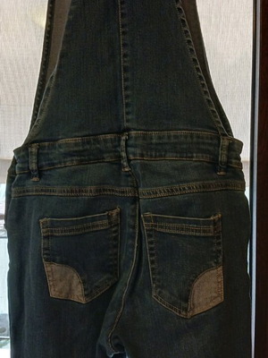 Denim salopette like new, blue, teen and women's