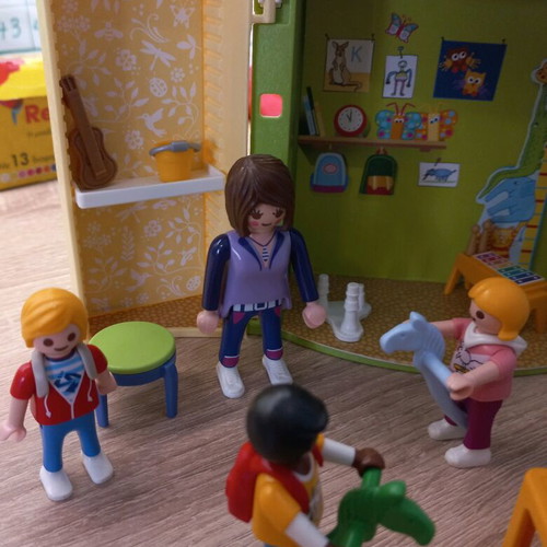 Playmobil preschool playset suitcase like new