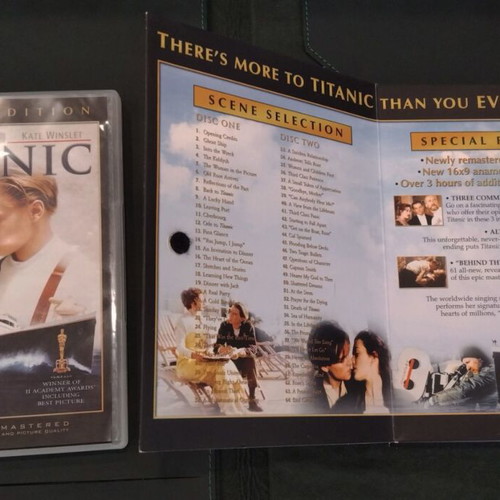 Titanic DVD used, double special edition with Greek subtitles