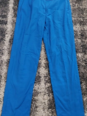 H&M Office Pants Size XS Like New, Blue